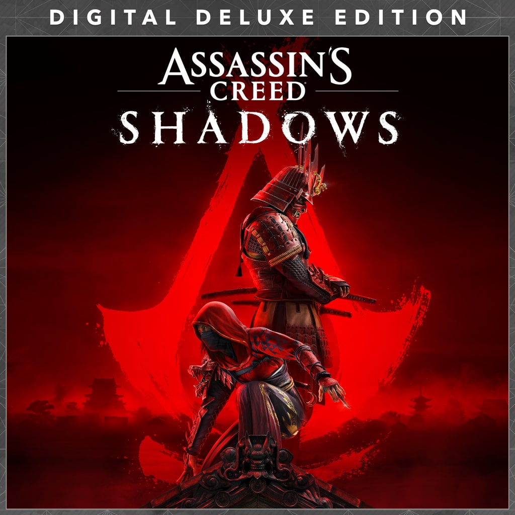 Assassin's Creed Shadows Digital Deluxe Edition — обложка (PS5)