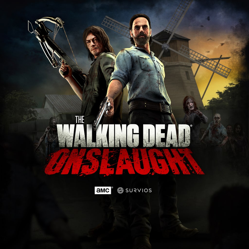 The Walking Dead Onslaught — обложка (PS4)