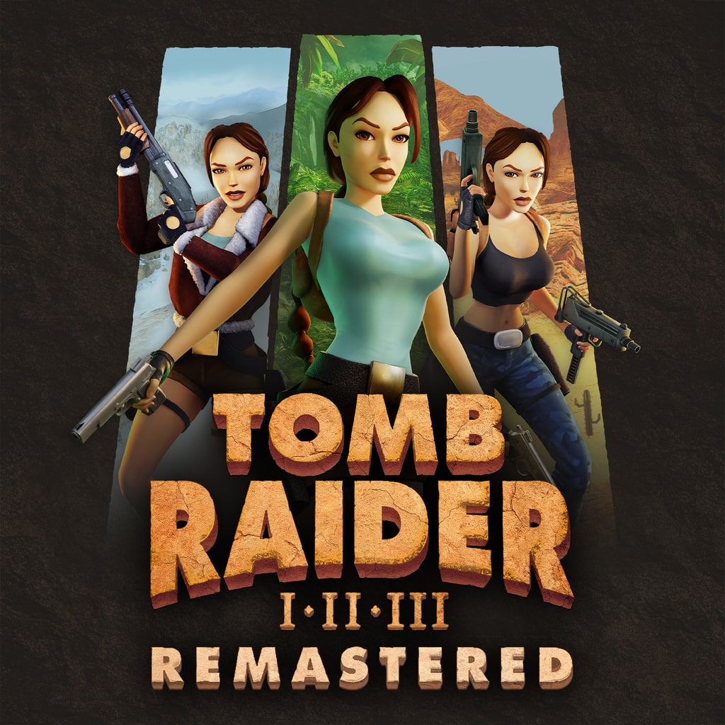 Tomb Raider I-III Remastered Starring Lara Croft — обложка (PS4/PS5)