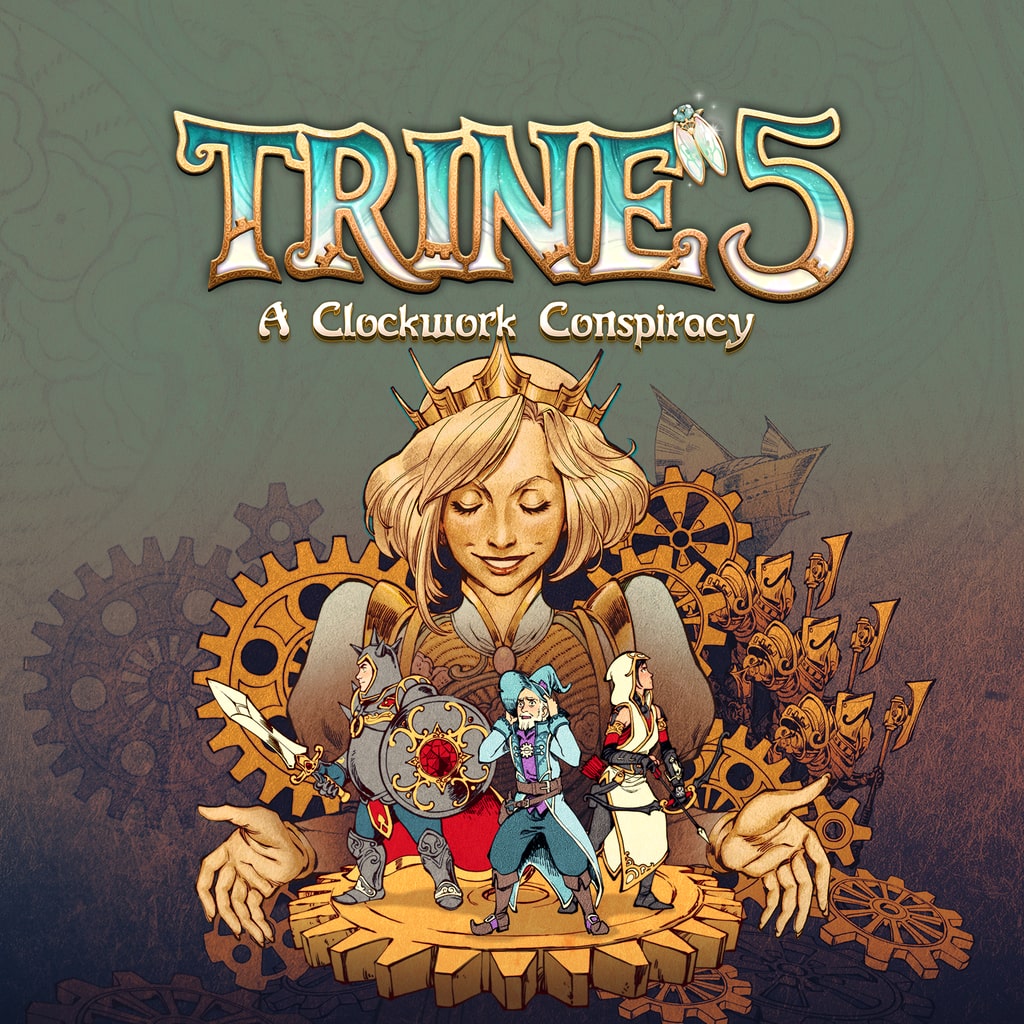 Trine 5: A Clockwork Conspiracy — обложка (PS4/PS5)