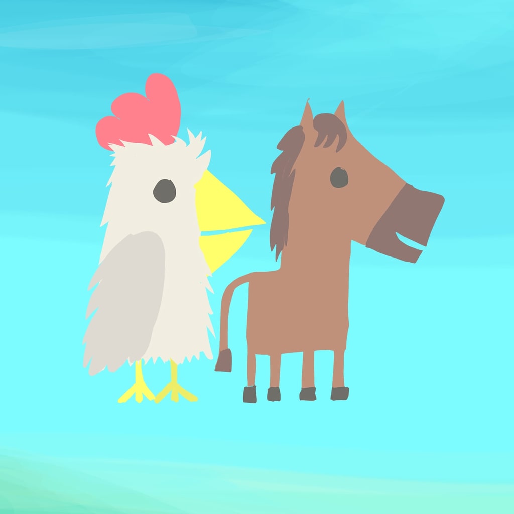 Ultimate Chicken Horse, обложка (PS4)
