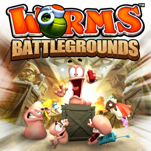 Worms Battlegrounds — обложка (PS4)