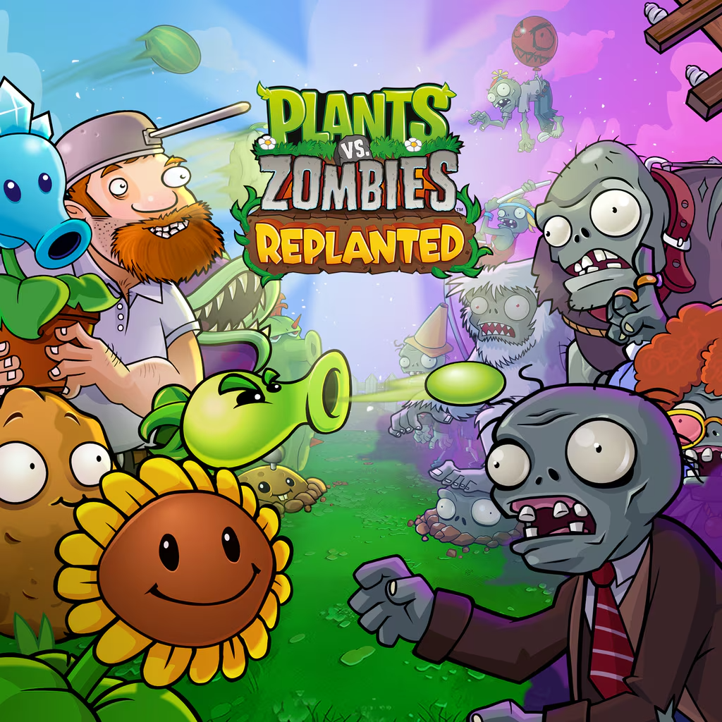 Plants vs. Zombies: Replanted — обложка (PS4/PS5)