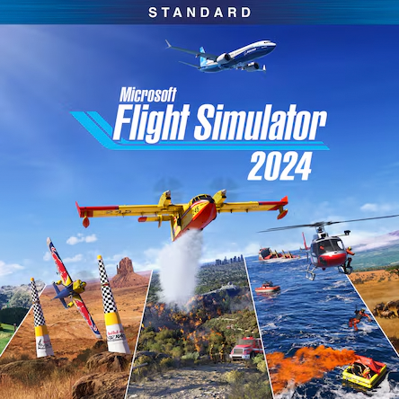 Microsoft Flight Simulator 2024- Standard Edition — обложка (PS5)