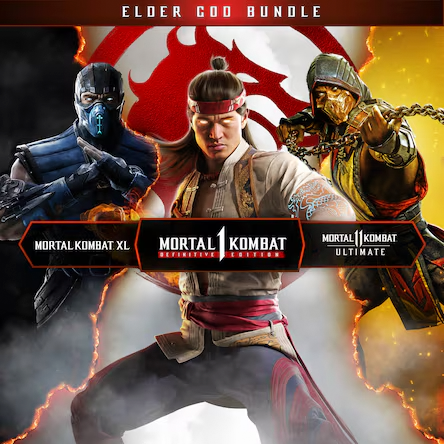 Mortal Kombat: Комплект "Старший бог" — обложка (PS4/PS5)