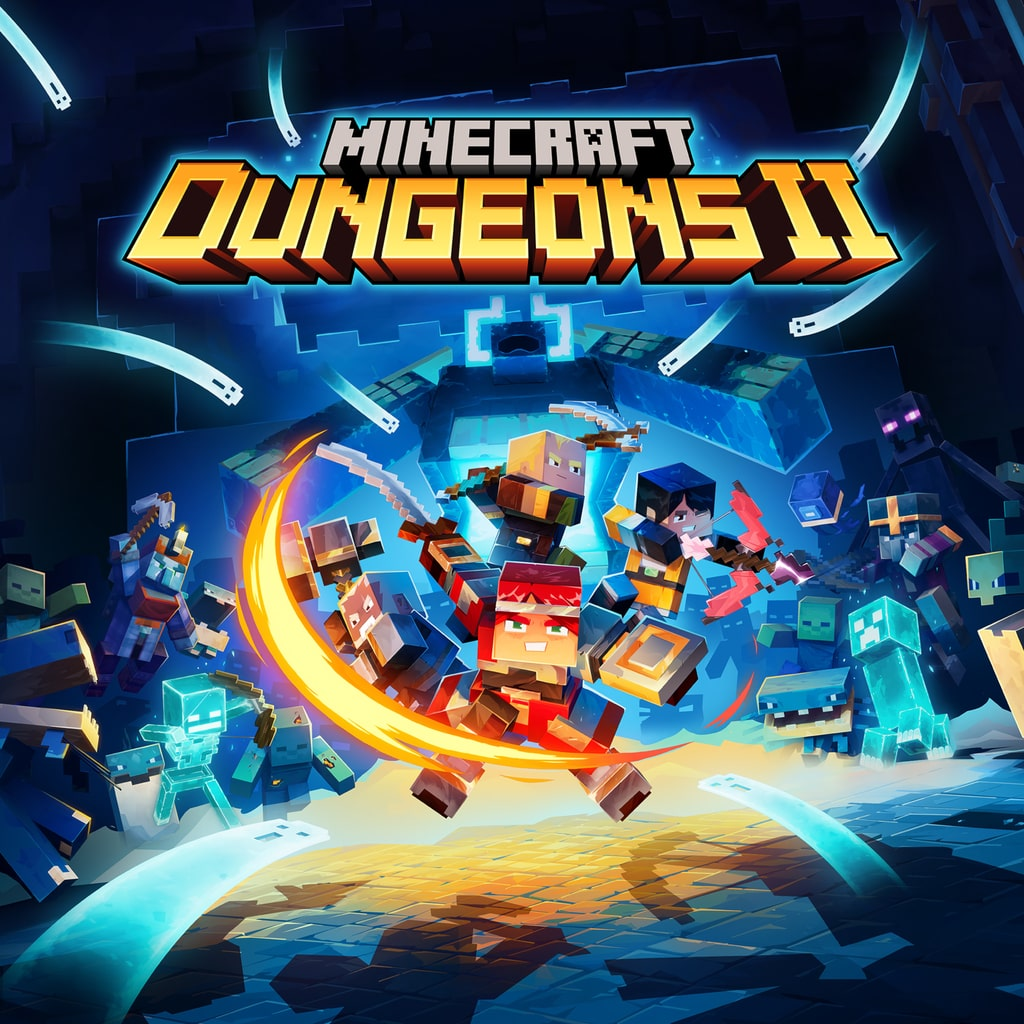 Minecraft Dungeons II — обложка (PS5)