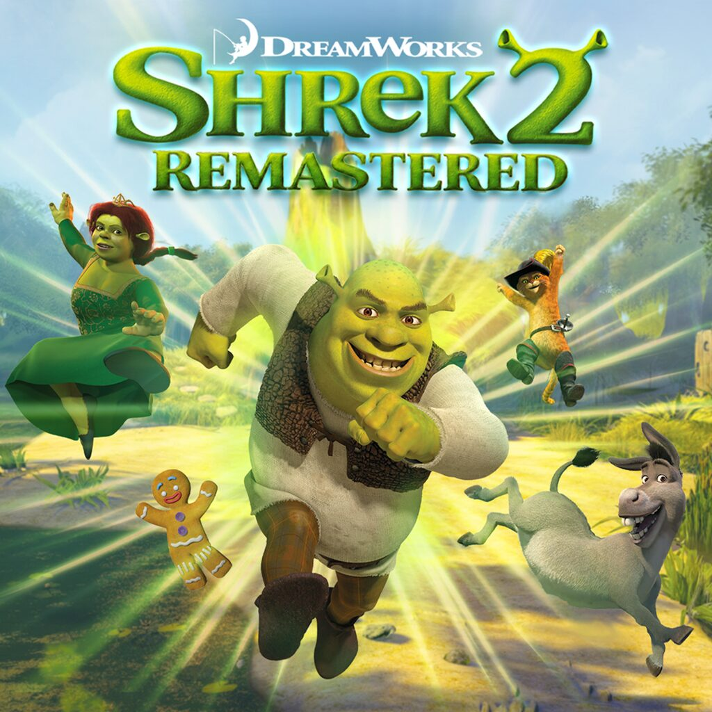 Shrek 2 Remastered, обложка (PS5)