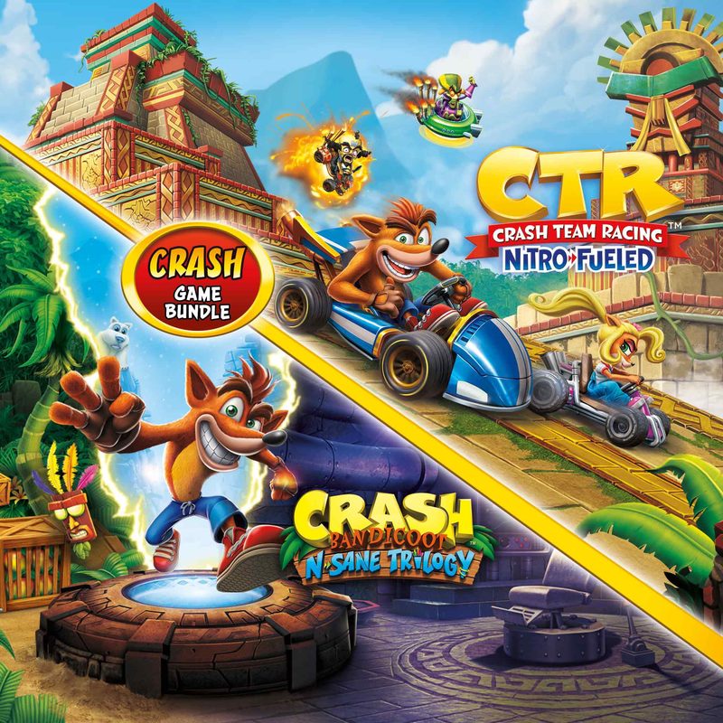 Crash Bandicoot Bundle - N. Sane Trilogy + CTR Nitro-Fueled, обложка