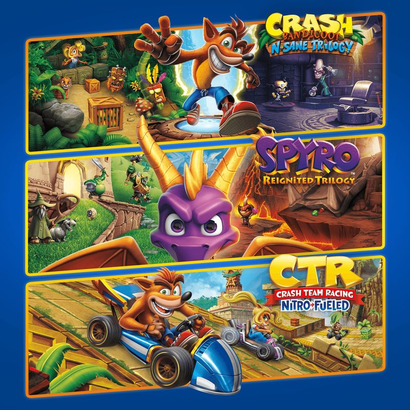 Crash + Spyro Triple Play Bundle, обложка