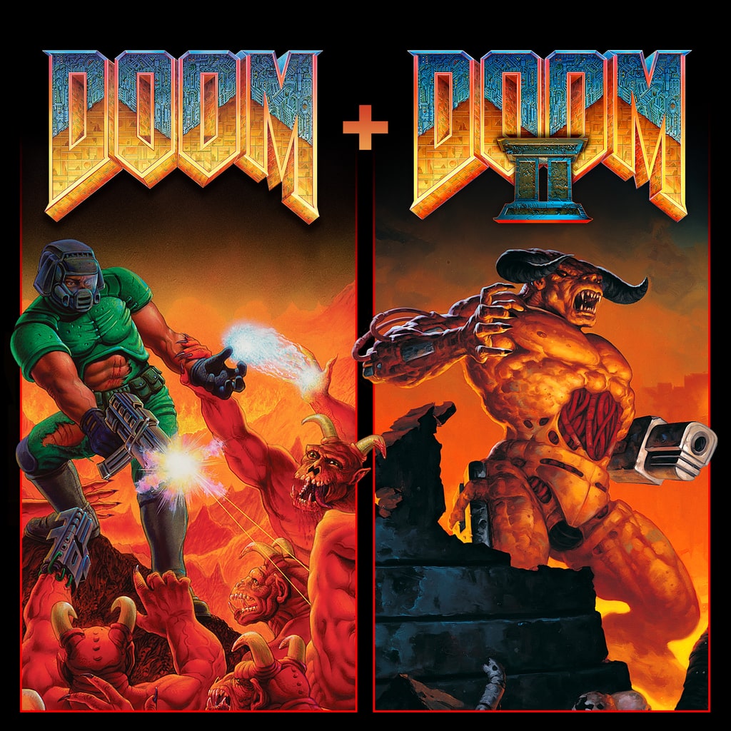 DOOM + DOOM II — обложка (PS4/PS5)