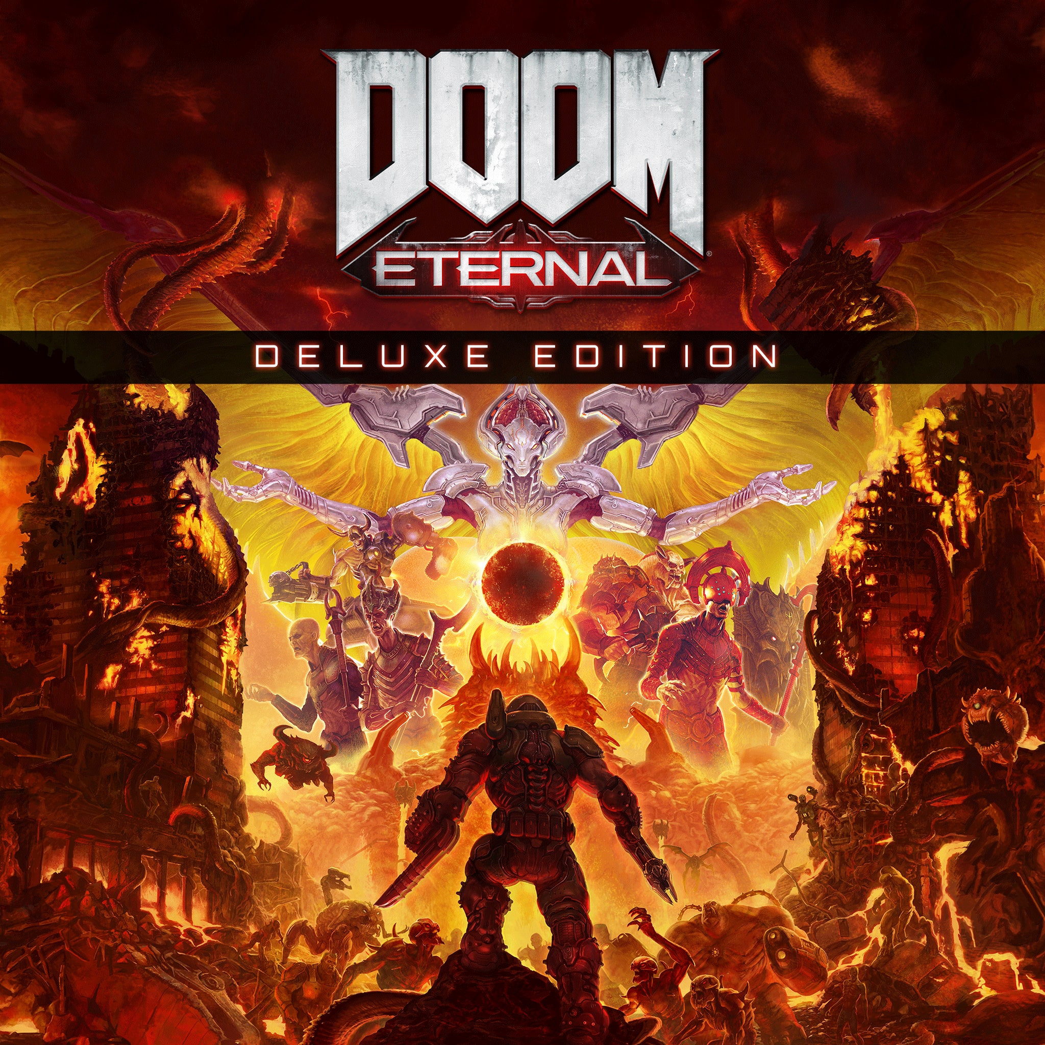 DOOM Eternal Deluxe Edition — обложка (PS4/PS5)