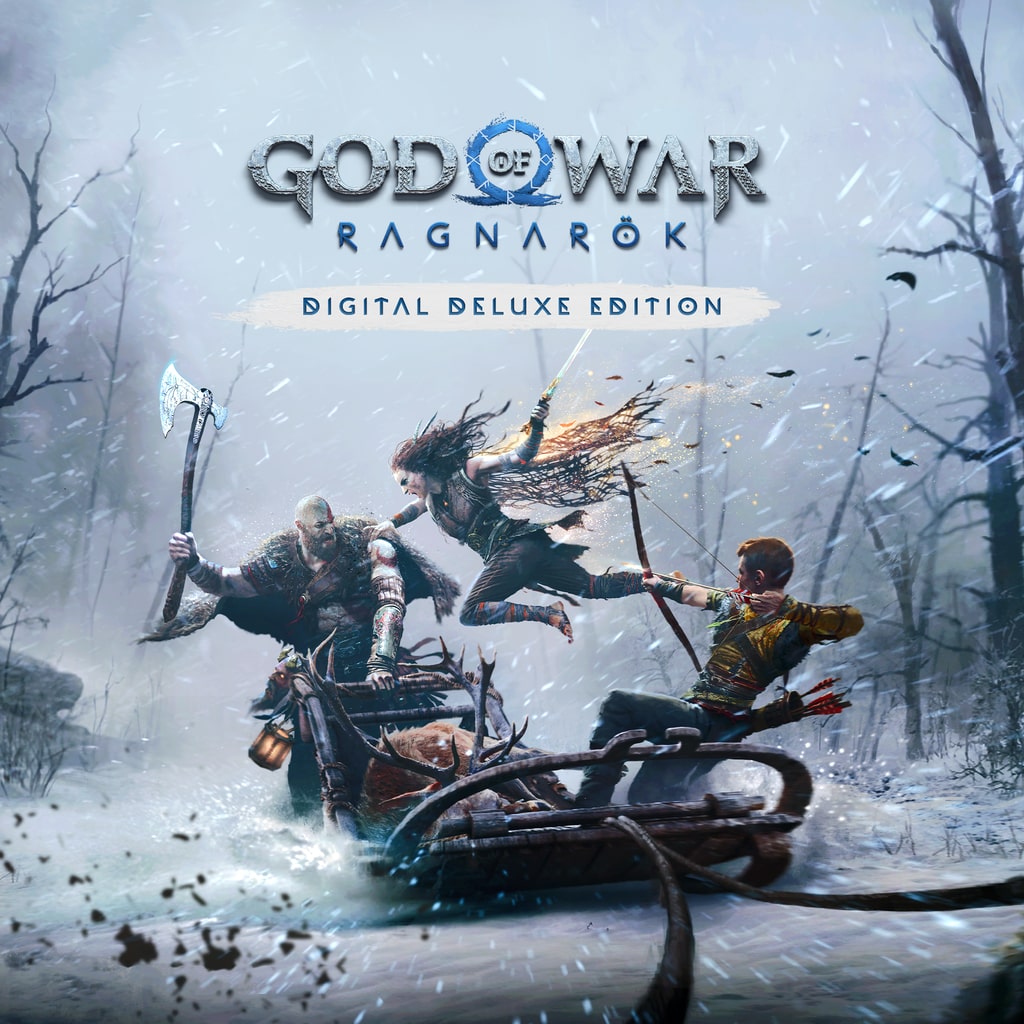 Цифровое расширенное издание «God of War Рагнарёк», обложка (PS4/PS5)