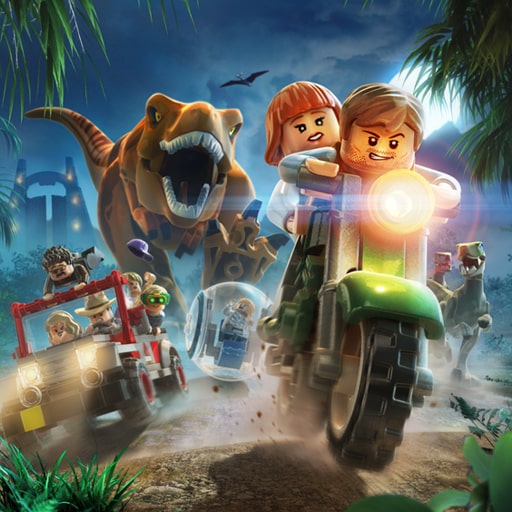 LEGO Jurassic World — обложка (PS4)