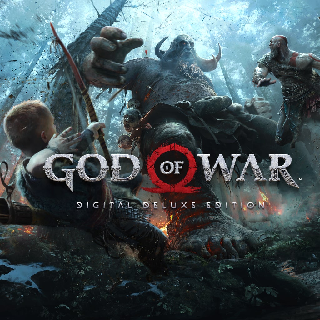 Цифровое расширенное издание God of War, обложка (PS4)