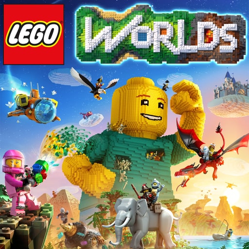 LEGO Worlds — обложка (PS4)
