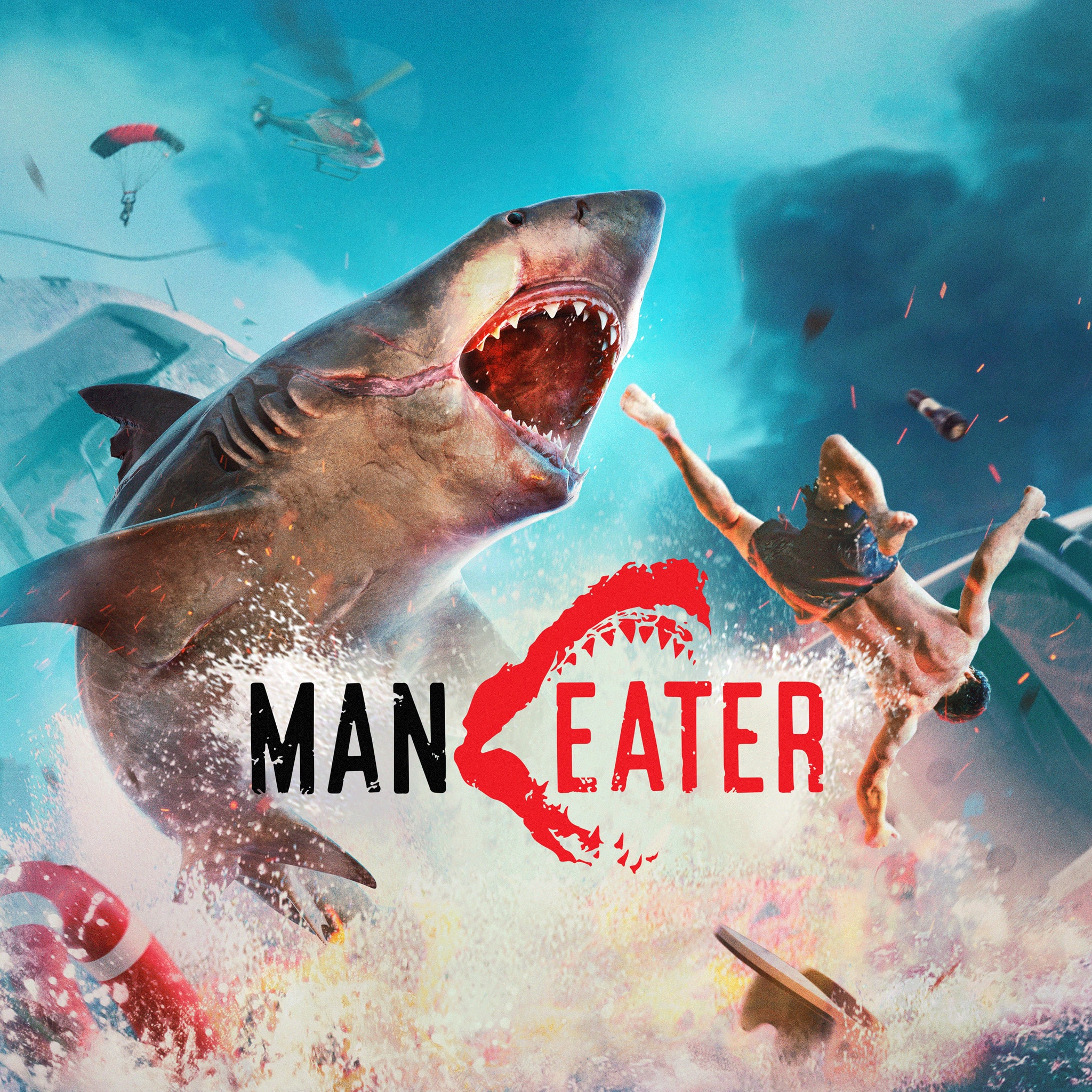 Maneater — обложка (PS4/PS5)