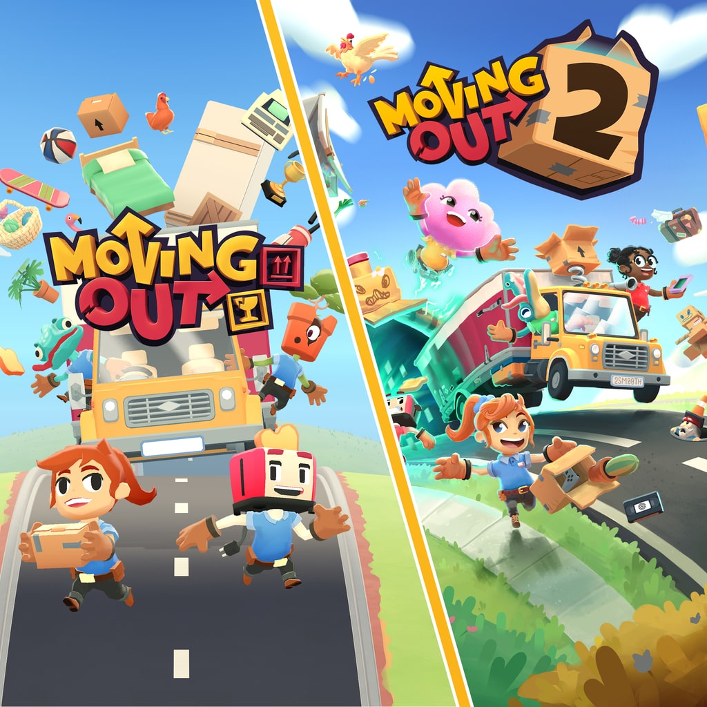 Moving Out + Moving Out 2 Bundle — обложка (PS4/PS5)