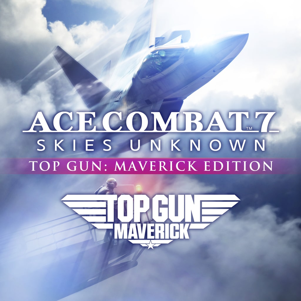 ACE COMBAT 7: SKIES UNKNOWN - TOP GUN: Maverick Edition — обложка (PS4)
