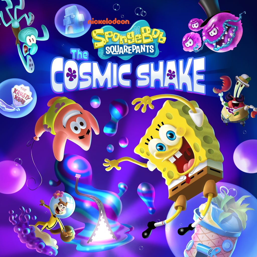 Губка Боб Квадратные Штаны : The Cosmic Shake — обложка (PS4/PS5)