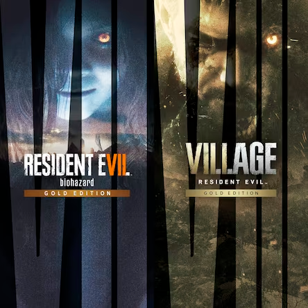 Resident Evil 7 Gold Edition & Village Gold Edition — обложка (PS4/PS5)