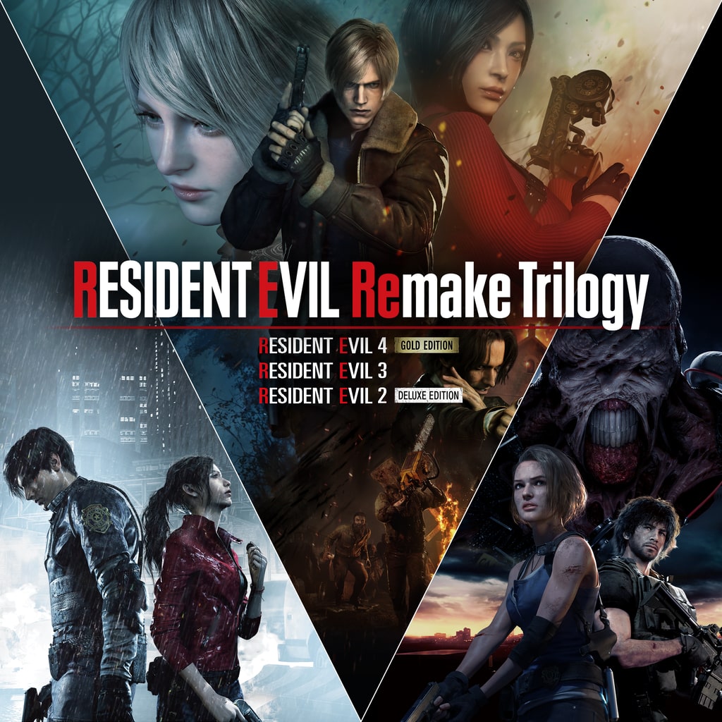 Resident Evil Remake Trilogy — обложка (PS4/PS5)