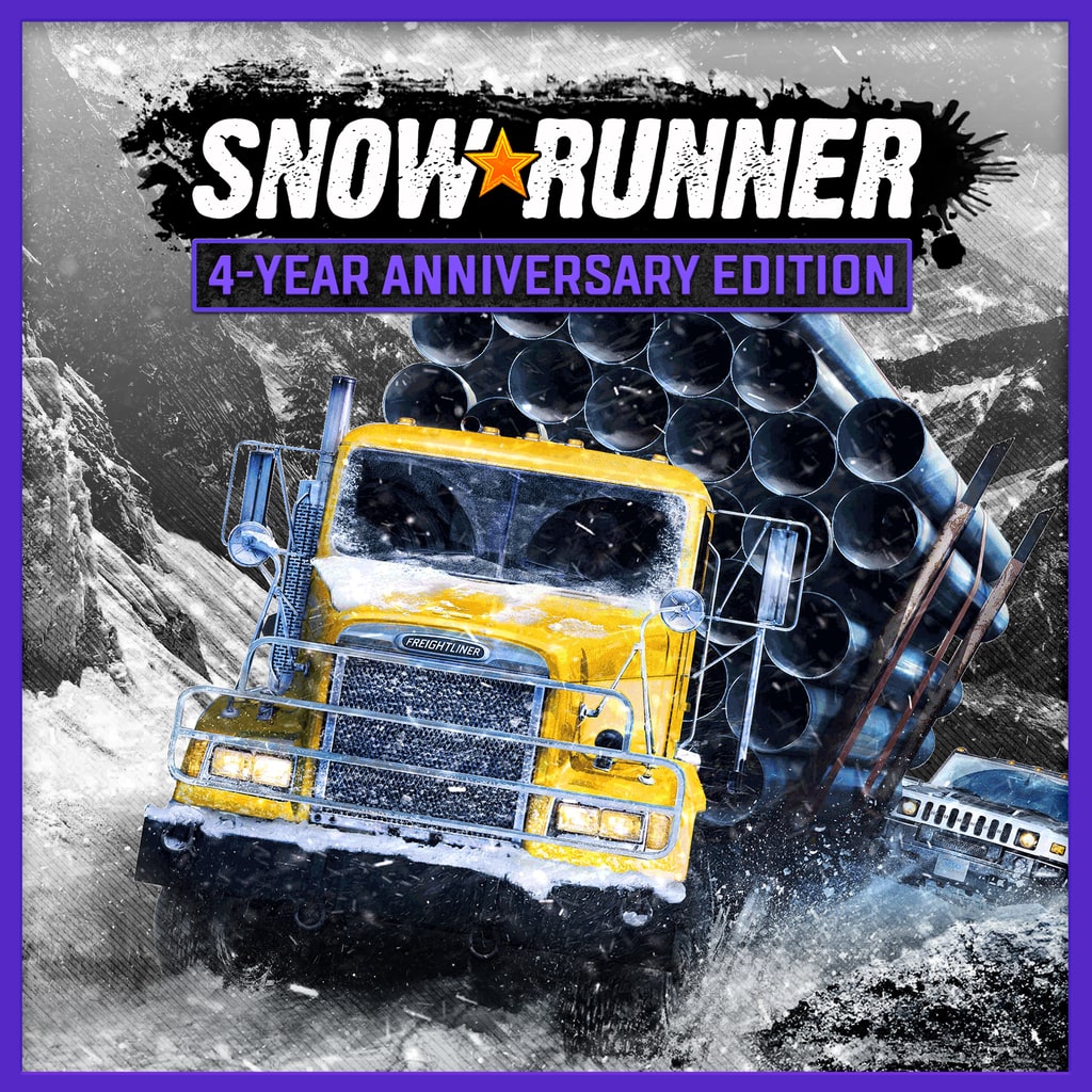 SnowRunner - 4-Year Anniversary Edition — обложка (PS4/PS5)