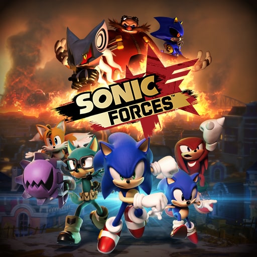 SONIC FORCES — обложка (PS4)