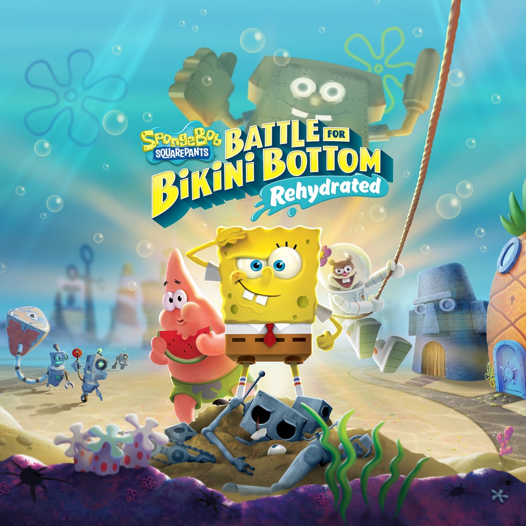 SpongeBob SquarePants: Battle for Bikini Bottom - Rehydrated — обложка (PS4)