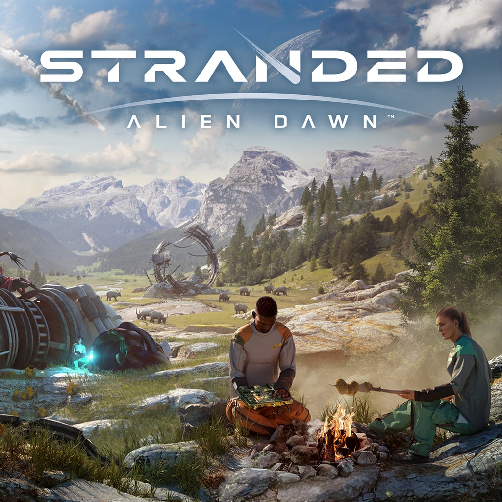 Stranded: Alien Dawn — обложка (PS4)