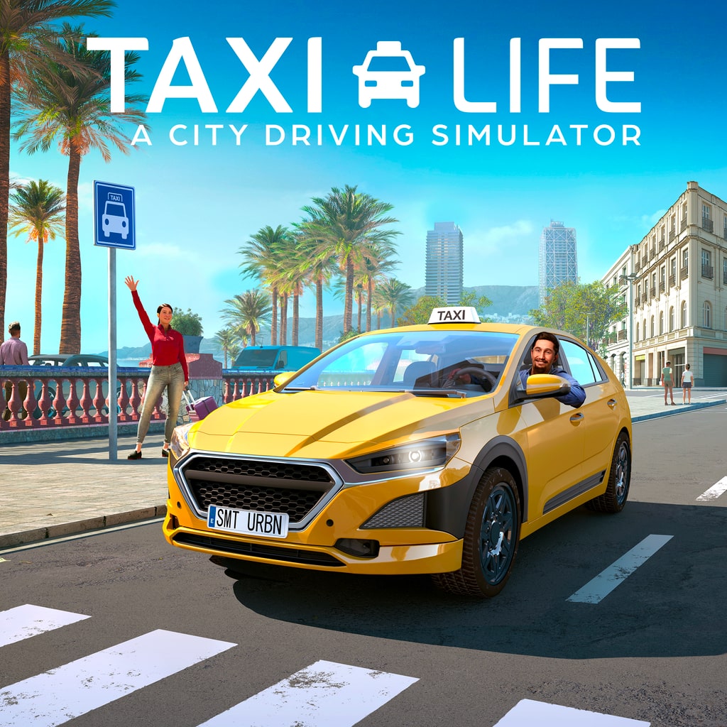 Taxi Life: A City Driving Simulator — обложка (PS5)