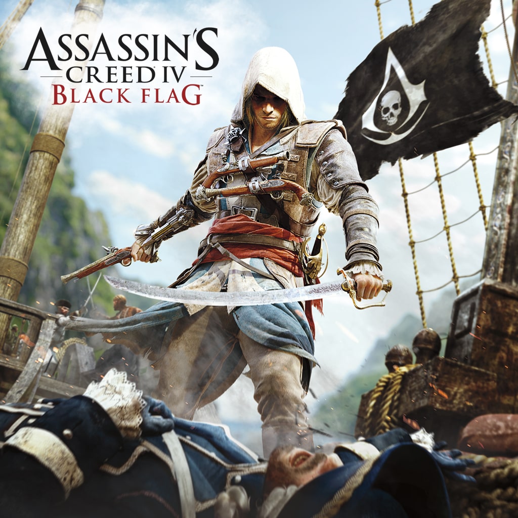 Assassin's Creed 4 Black Flag — обложка (PS4)