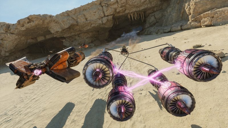 STAR WARS: Galactic Racer на PS5, скриншот