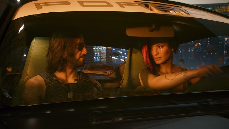 Cyberpunk 2077 на PS5, скриншот