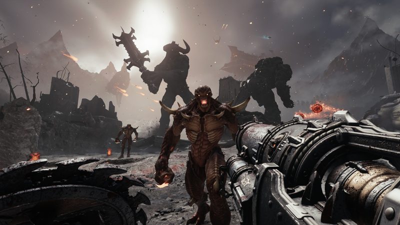 DOOM на PS5, скриншот